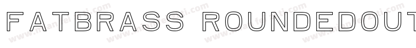 Fatbrass RoundedOutline字体转换